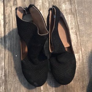 Free People Black Clogs